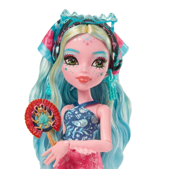 Monster High Lagoona Blue Doll with Aqua Case and Pink Accents - Picture 3 of 7